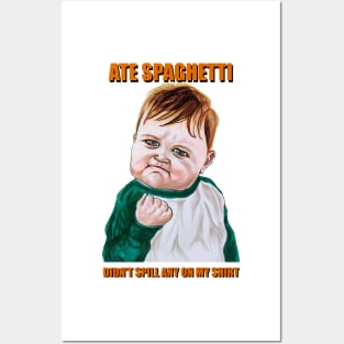 Success Kid meme - Spaghetti Posters and Art